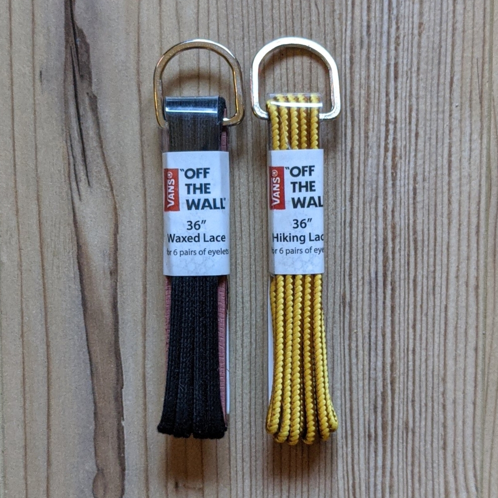 2 Pair of Vans 36" 6-Eyelet Shoelaces BNWT
